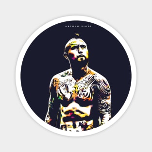 Arturo Vidal Pop Art Magnet